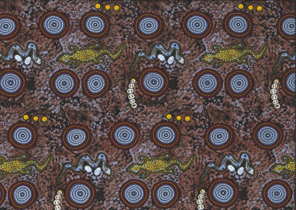 Snake & Goanna B T Ecru