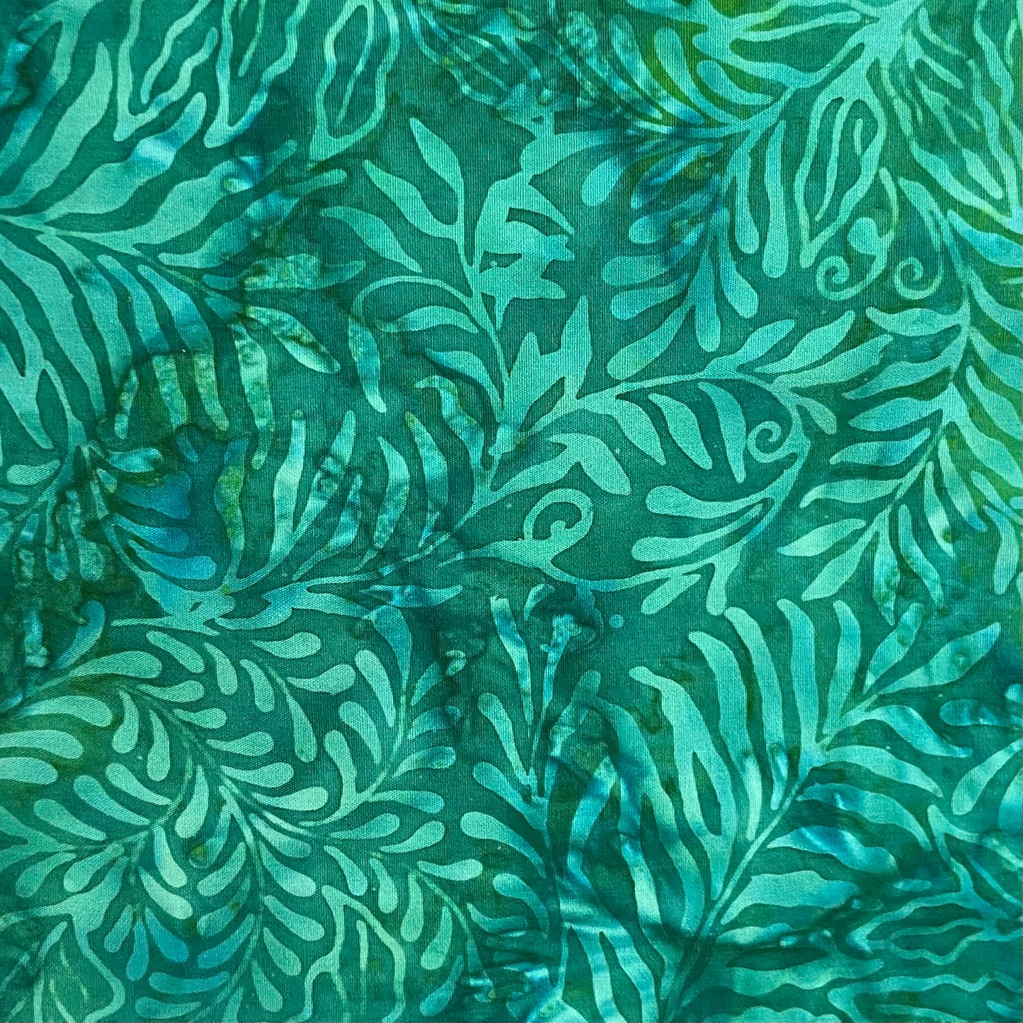 S Sew Leaves Teal