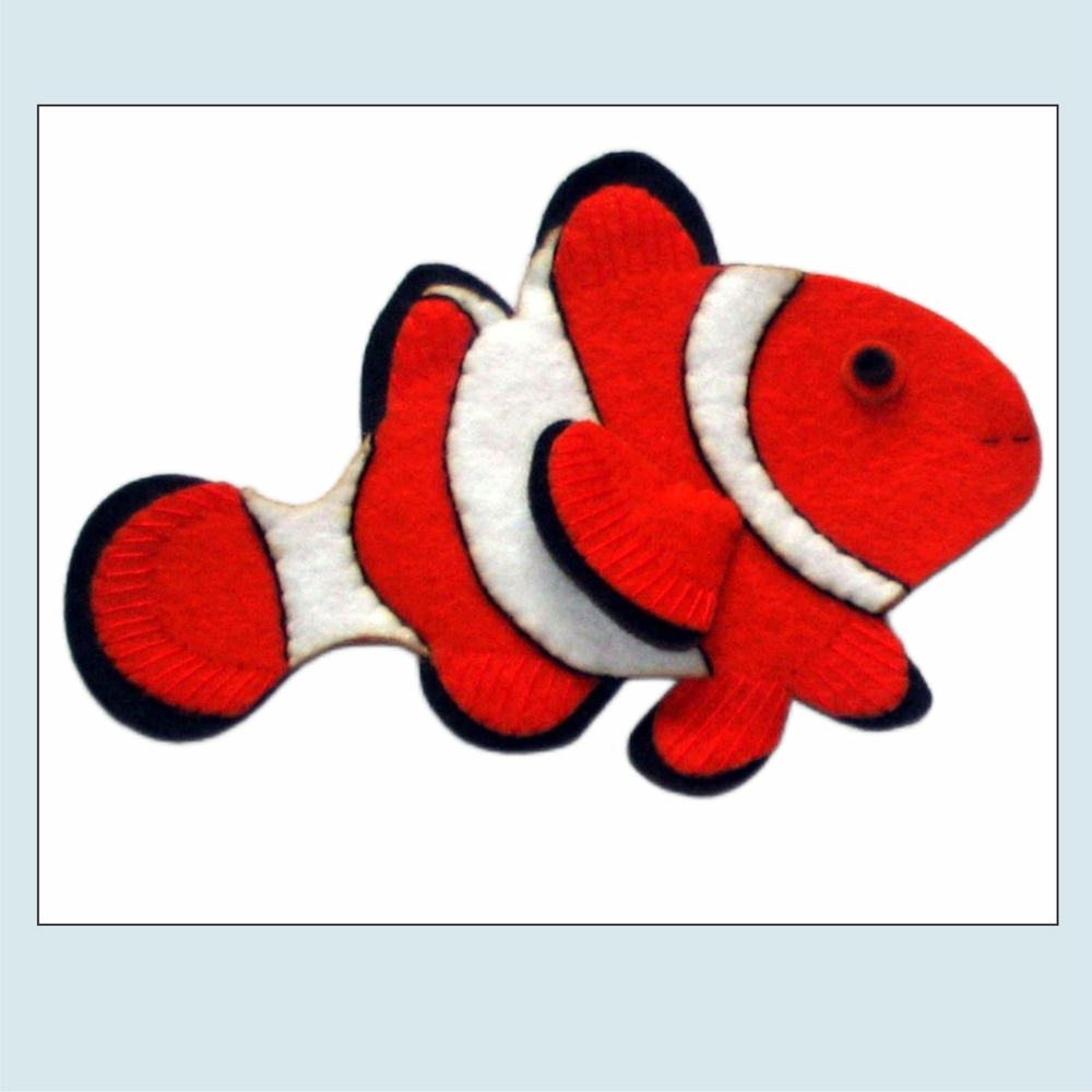 Wool Felt Clown Fish