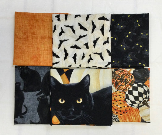 Hallow's Eve Panel and 5 Fat Quarters