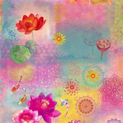 Patchwork Orchid Lily Pond
