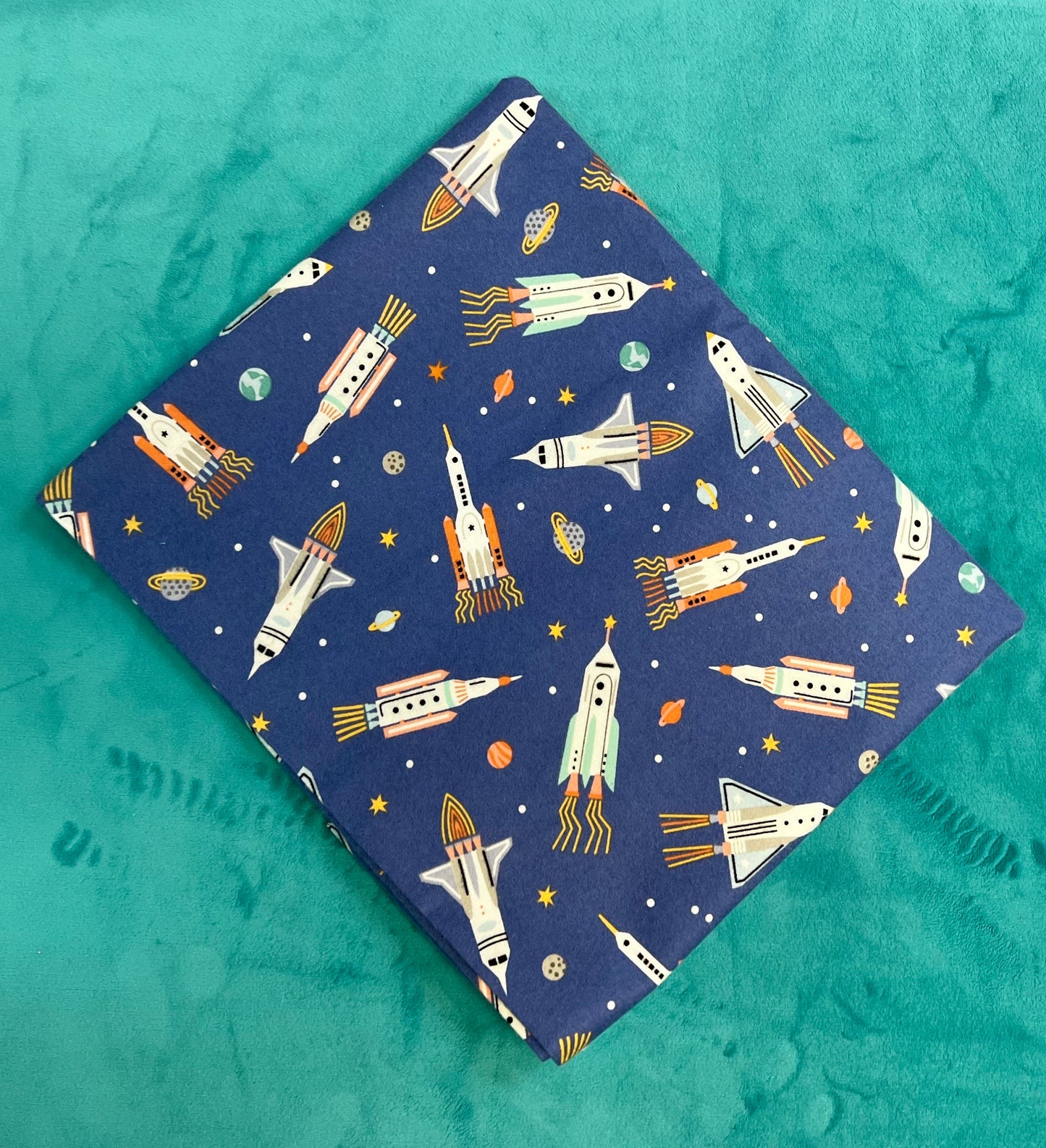 Rockets/Cuddle Baby Quilt Kit