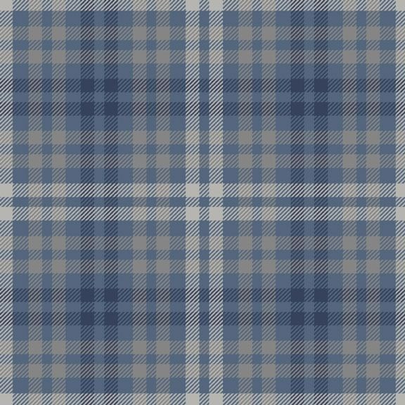 Primo Plaid Flannel Cool Blue