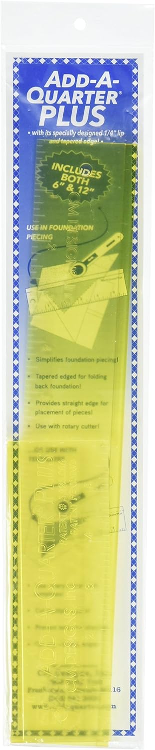 Add-a-Quarter PLUS Ruler 12"