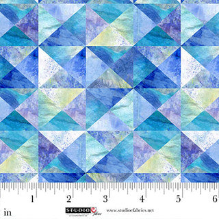 Airmail Blue Triangles
