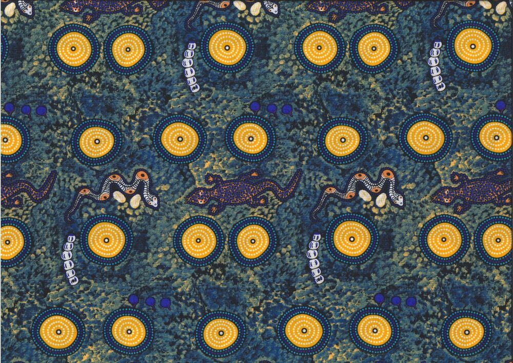 Snake & Goanna B Tucker Blue