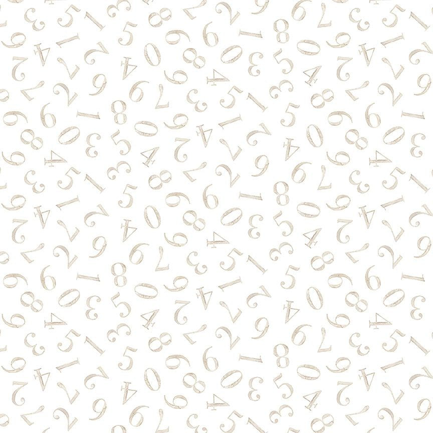 Count - Numbers White