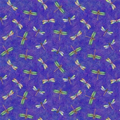 Dragonflies Dark Purple