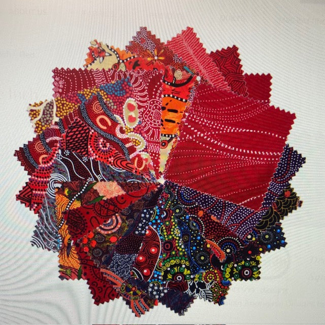 Dreamtime 5 x 5 Red