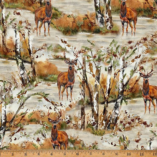 Blush Garden Fall Deer