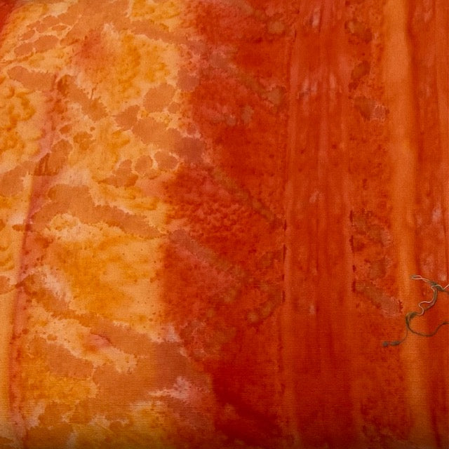 Batik Orange Brushstrokes