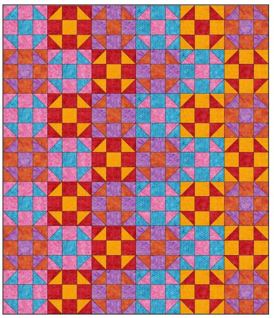 Shoo Box Pattern (6 Half-Yards)