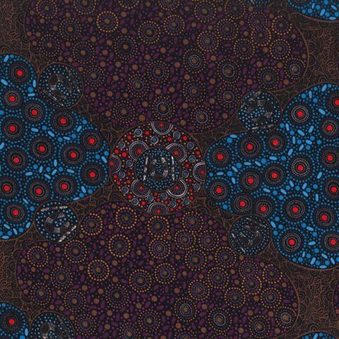 Women Collecting Water Purple