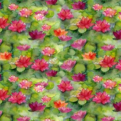 Water Lillies Green