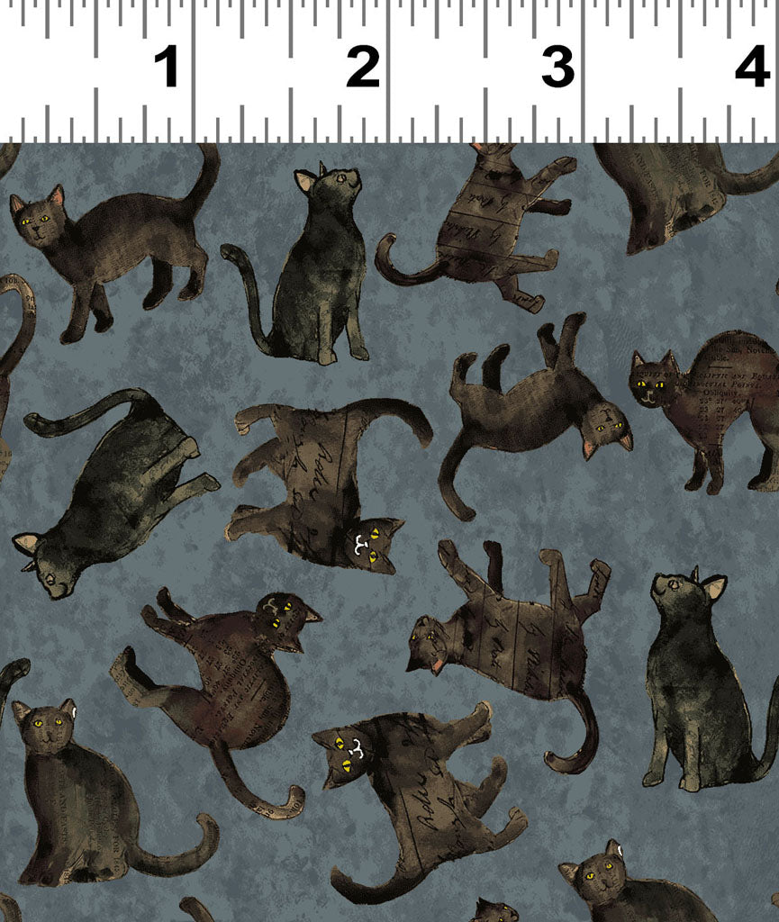 Hallows Eve Cats Blue
