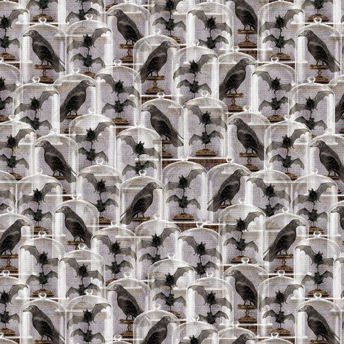 Spooky Gray Crows