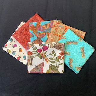 6 fat quarters Snail Mail