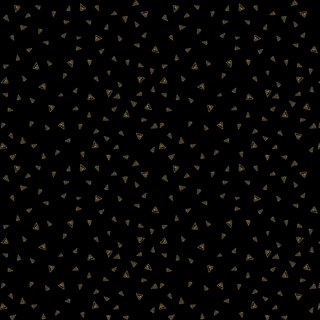 Fantasticats Gold Triangles Black