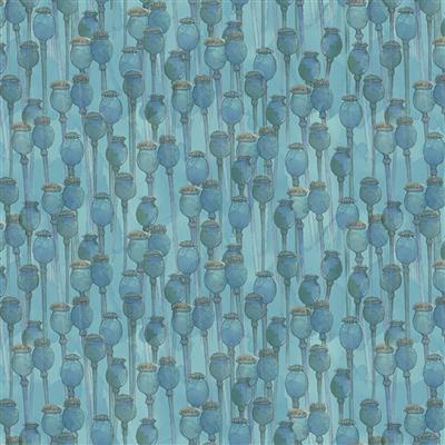 Poppy Buds Teal