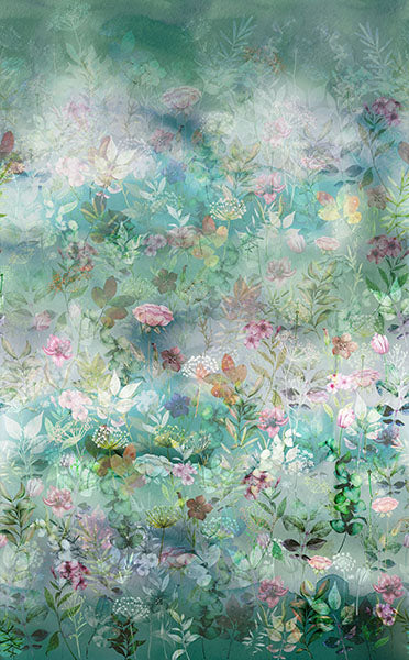 Blush Garden Dusty Blue Full View