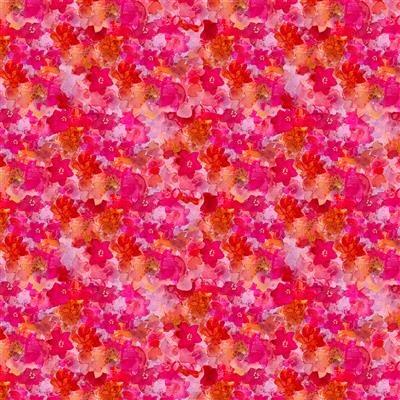 Floral Dark Raspberry