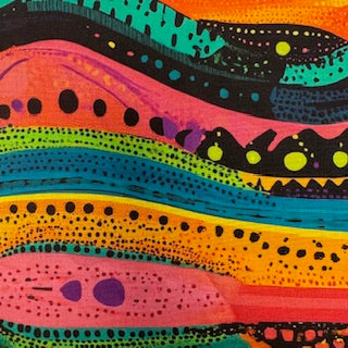 Color Surge with Gold