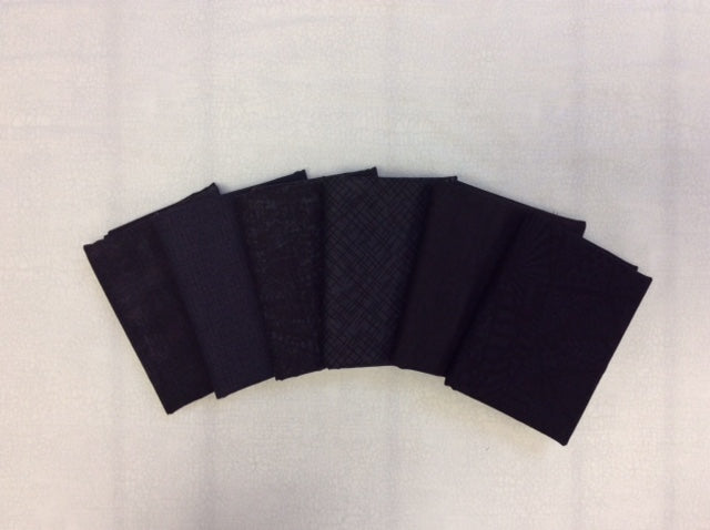 6 half yd Black
