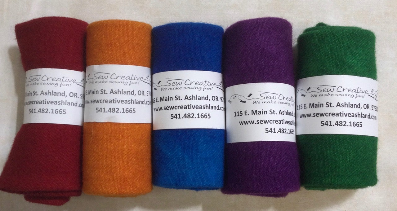 5 Primary Wool Rolls