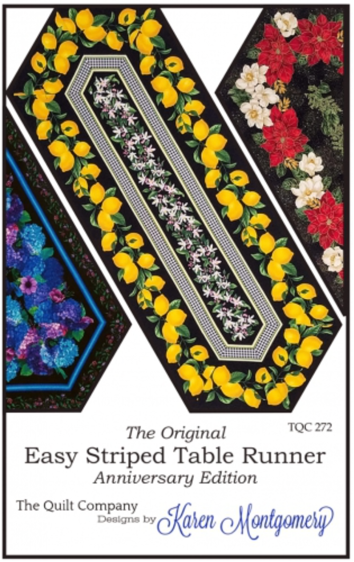 Easy Striped Table Runner Pattern