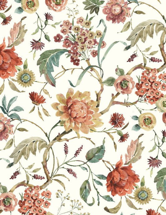 Medium Floral Cream