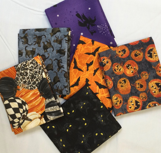 6 fqs Halloween Bright Colors