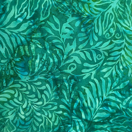 S Sew Leaves Teal