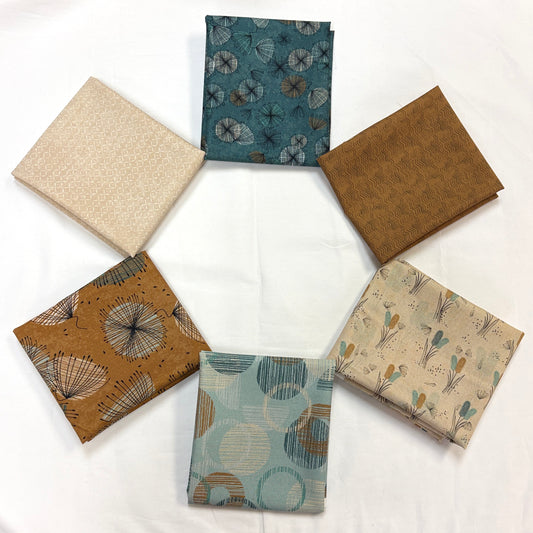6 Fat Quarters Wisp on the Wind