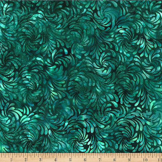 Swirly Petals - Jade
