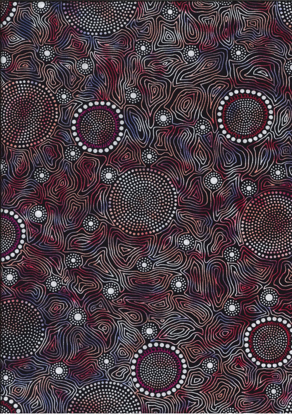 Wild Bush Flowers Dreaming Red
