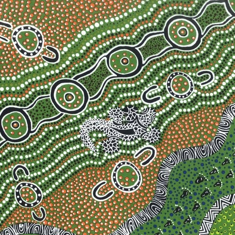 Goanna Dreaming Green