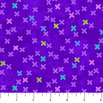 Hugs & Kisses Purple Xs