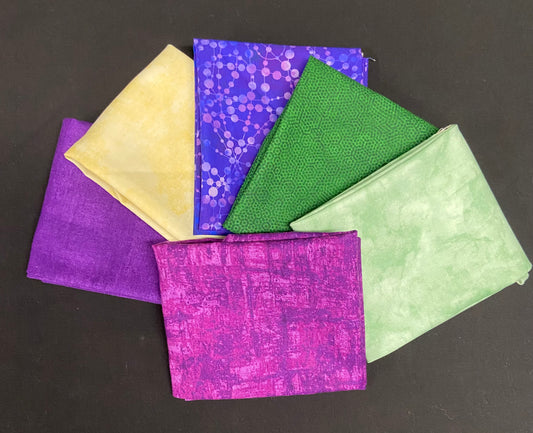 6 Iris Inspired Fat Quarters