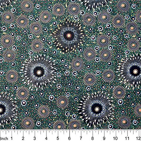 Rayon Onion Dream Forest Green