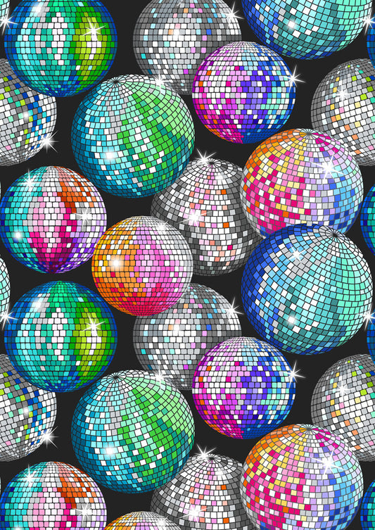 Multi Disco Balls with silver