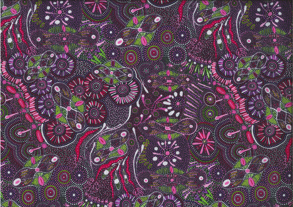 Bush Tucker after rain Purple