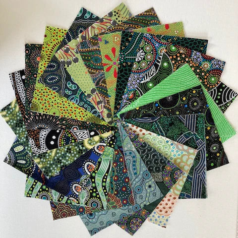 Dreamtime 5 x 5 Green