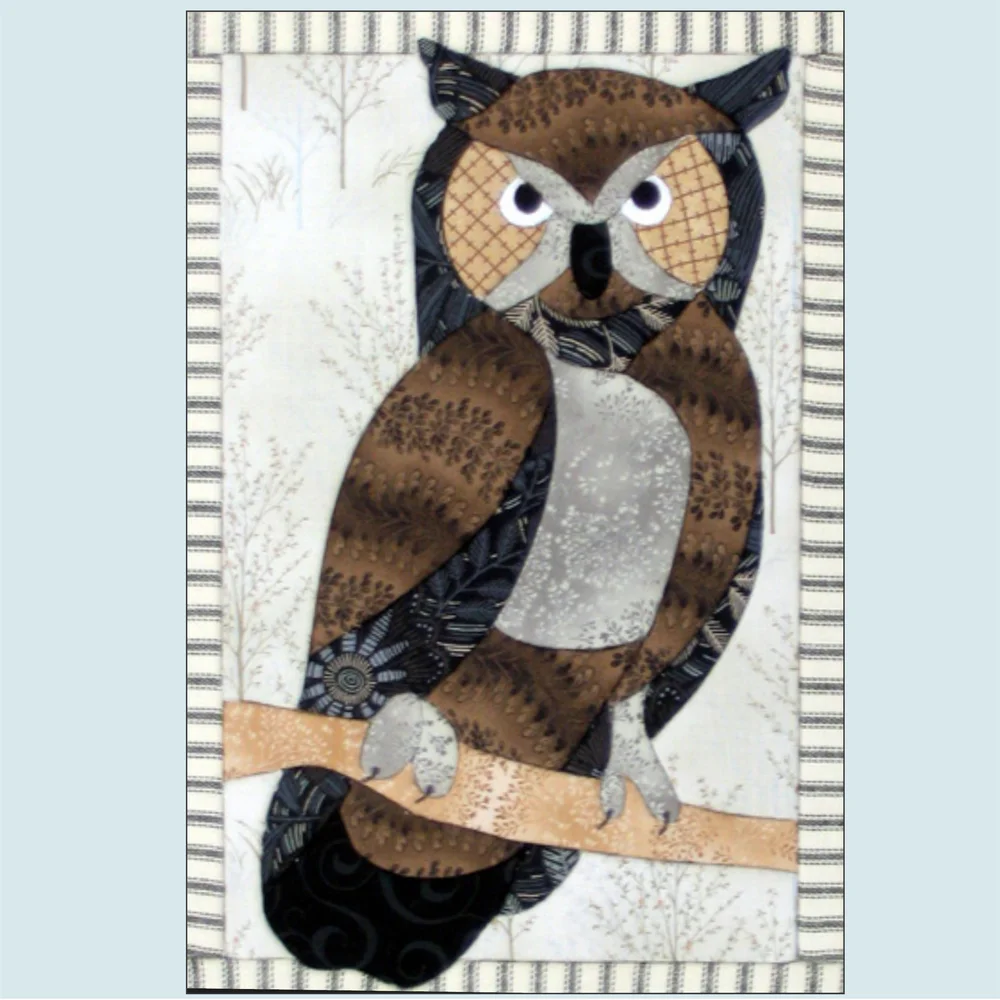 Quilt Board - 8 x 12 Owl