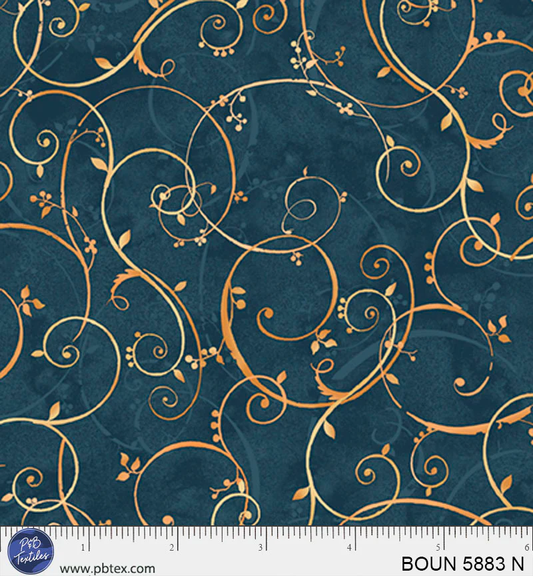 Bountiful Blue Swirl
