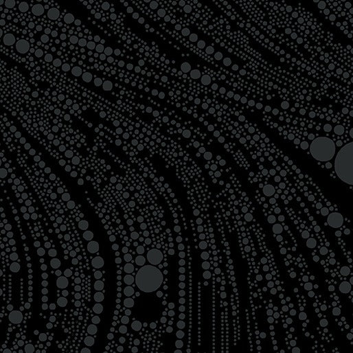 Cat Art Swirl Black