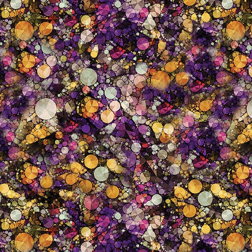 Cat Art Sparkle Purple