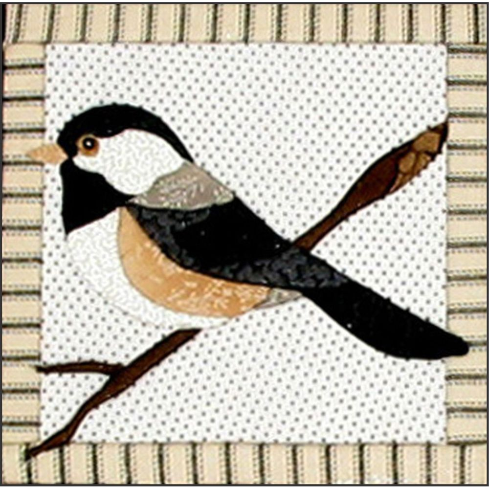 Quilt Board - 6 x 6 Chickadee