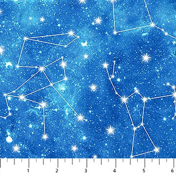 Space Odyssey Constellations Light Blue