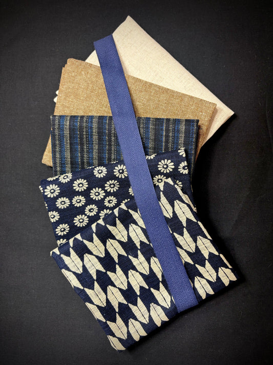 Rice Bag - Blue Homespun