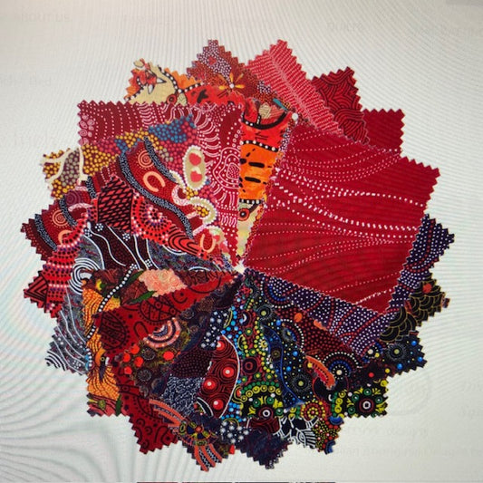Dreamtime 5 x 5 Red